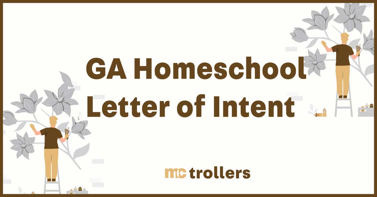GA Homeschool Letter of Intent
