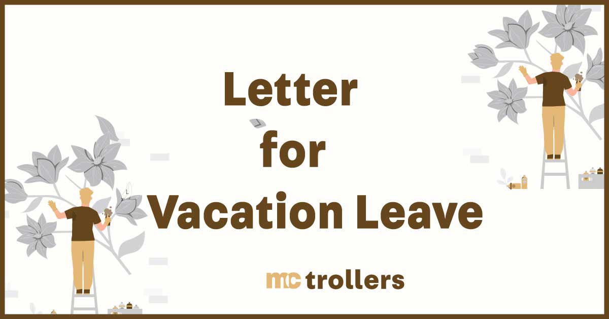 Letter for Vacation Leave