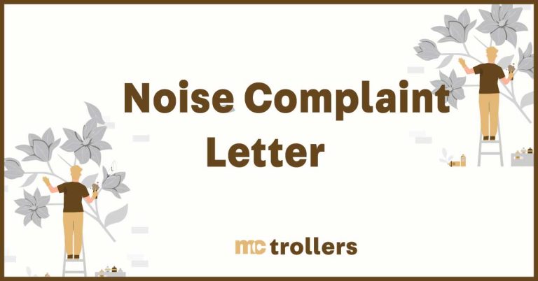 50 Noise Complaint Letter Examples Mctrollers   Noise Complaint Letter 768x402 