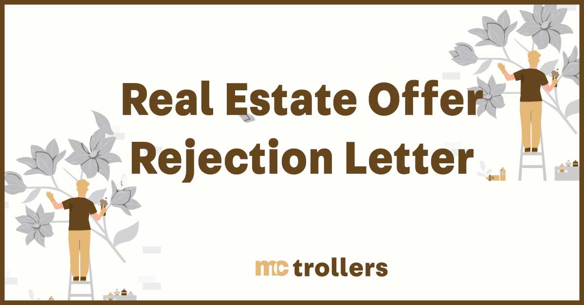 Real Estate Offer Rejection Letter