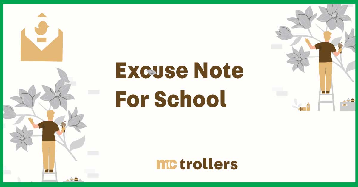 School Excuse Note From Parent
